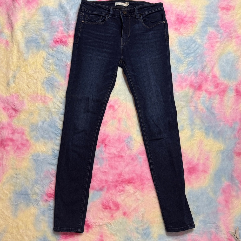 Women's sz 27 Unpublished Deep Indigo Skinny Jeans